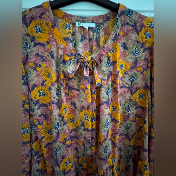 DR2 Women's Size 3X Floral Print Tunic - Picture 4 of 6